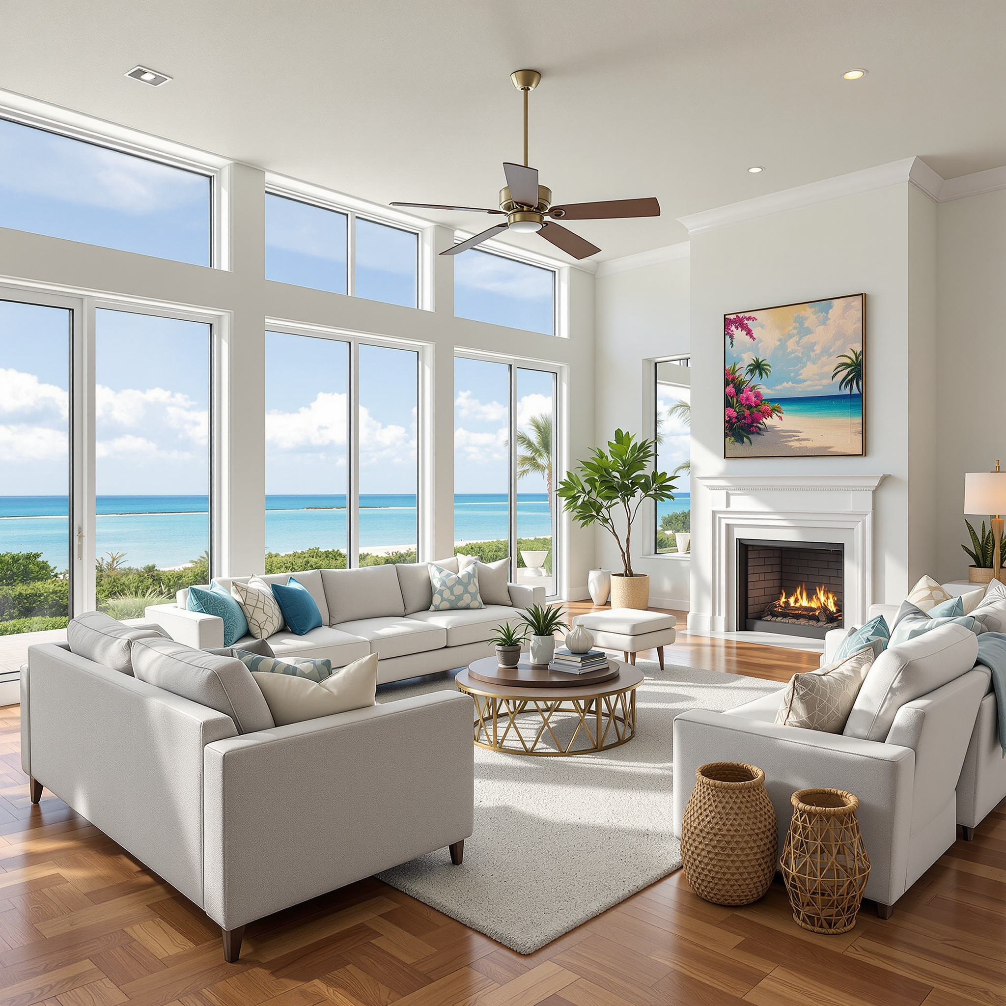 Staged Home Interior