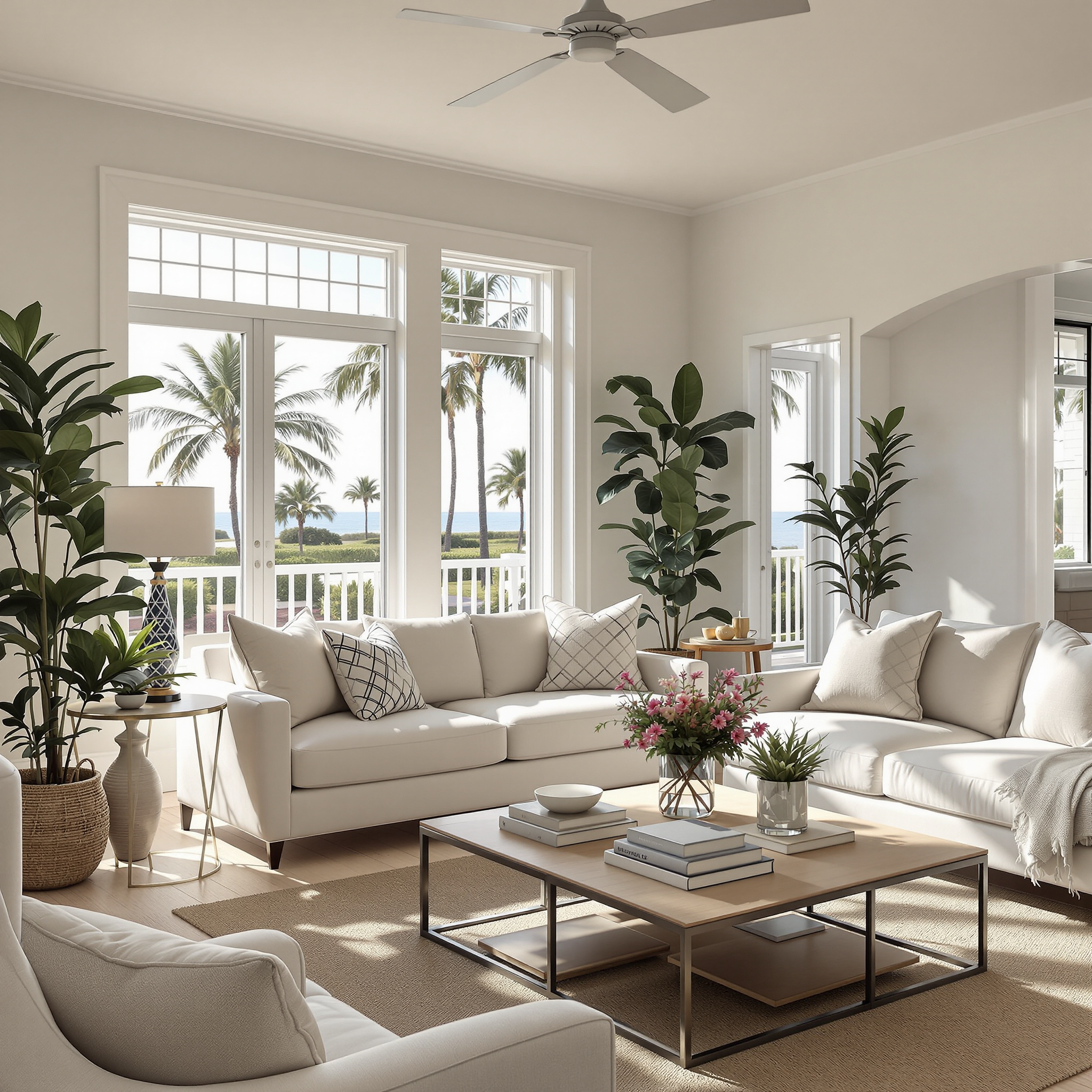 Image of a staged living room