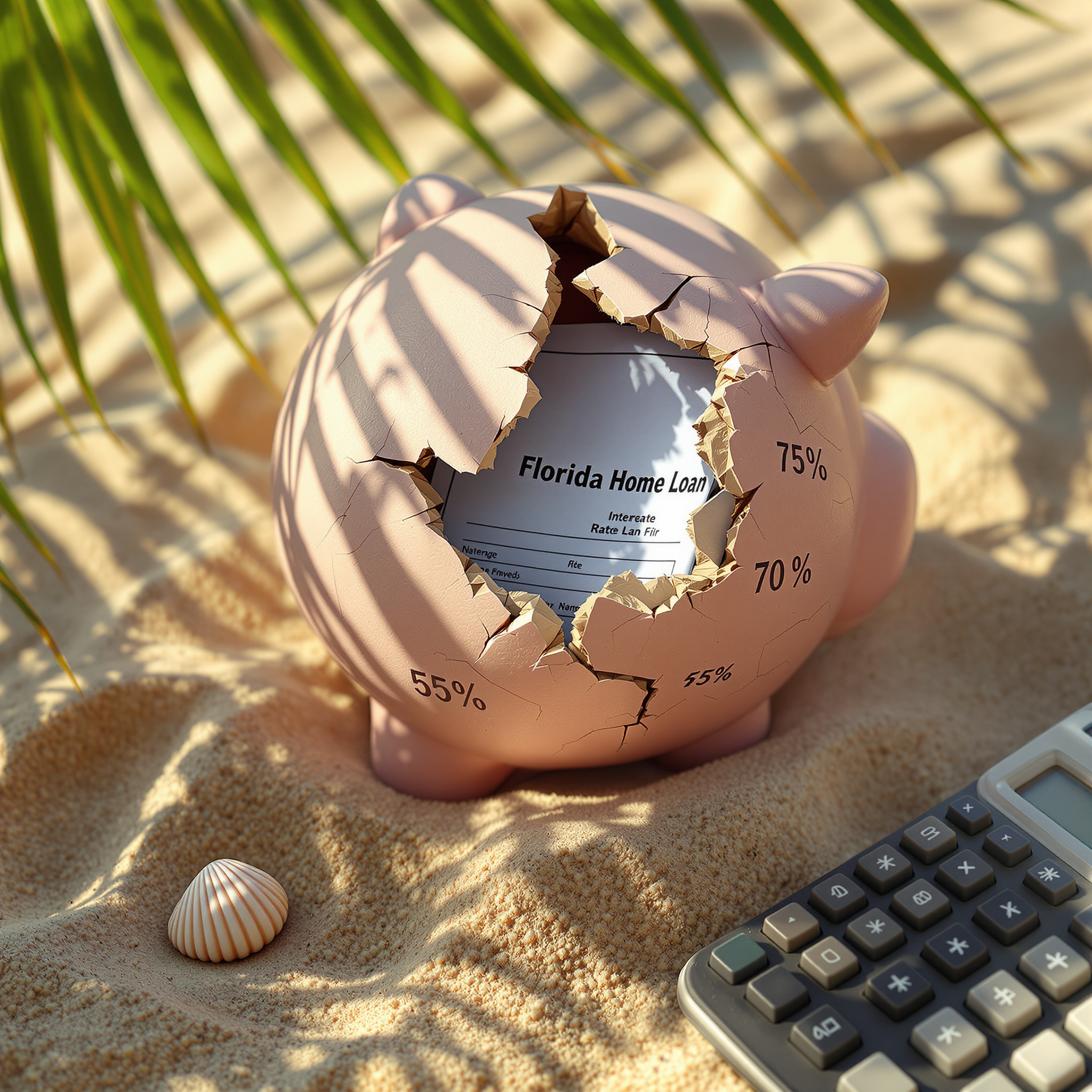 Happy Family in front of their new house